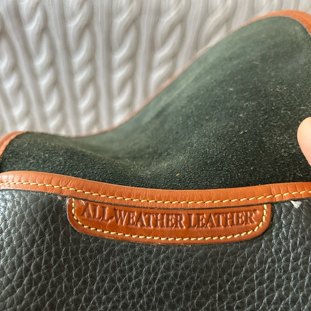 Dooney & Bourke Black and Brown Crossbody Bag with Gold Hardware - Picture 6 of 9